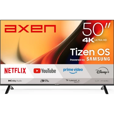 Axen AX50FMN501 50" 127 Ekran Uydu Alıcılı 4K Ultra HD Smart Tizen LED