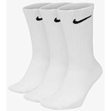Nike Everyday Crew 3pr Unisex Beyaz Futbol Çorabı