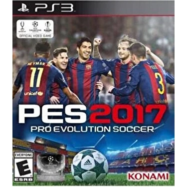 Konami Ps3 Pes 2017 Pro Evolution Soccer 2017 Pes 17 Kutulu