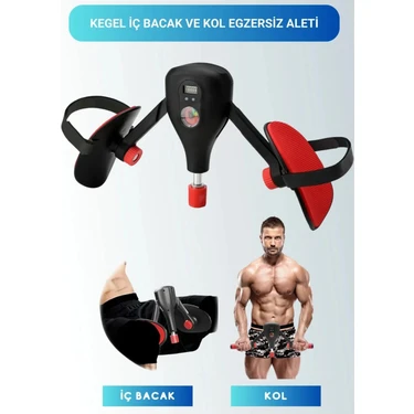 Hubstein Iç Bacak Egzersiz Aleti 35 kg Ayarlanabilir Kegel Cihazı Pelvik Kas Aleti Kalça Kol