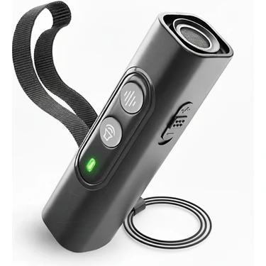 MDS Ultrasonik Köpek Kovucu USB Şarjlı Hafif Pratik Güvenli, Saldırı ve İstenmeyen Havlamalara