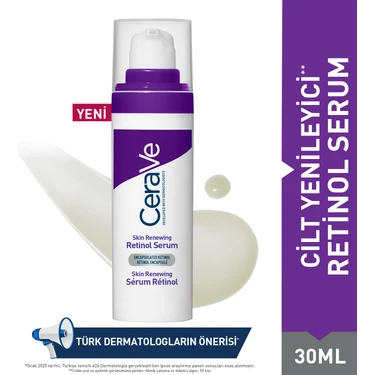 CeraVe Skin Renewing Retinol Serum 30 ml Kırışıklık Karşıtı Tüm Cilt Tipleri İçin Etkili