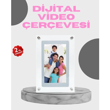 7 Inç IPS Ekranlı Dijital Çerçeve – Yüksek Parlaklık ve 4gb Dahili Hafıza -