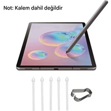 Gökmer Samsung Galaxy TABS10/S10 FE/S10ULTRA/S10PLUS Yedek Kalem Ucu 5 Tane(Ekranı Kirletmez) S Pen
