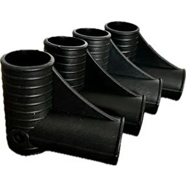 Loove Bebe 32 mm Lik 4 Adet Plastik Bebek Beşik Ayağı Salıncak Ayağı Boru