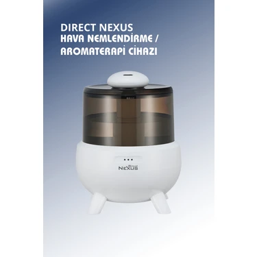 Direct Nexus Ultrasonik Buhar Makinesi Humudifier / Aromaterapi Cihazı Diffüzör 2 Litre Dokunmatik