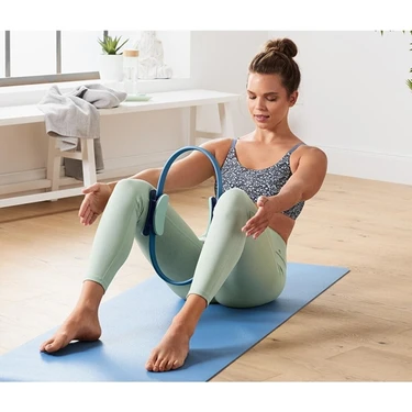 Canderel 38 cm Pilates Çemberi Pilates Halkası Spor Egzersiz Aleti Özel Tutmalı