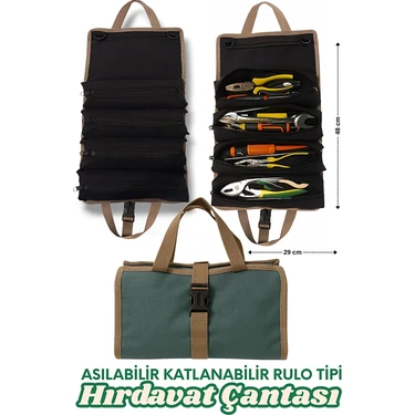 Satış Diyarı Asılabilir Katlanabilir Hırdavat Çantası Bez Alet Çantası Çanta Çok Amaçlı Alet