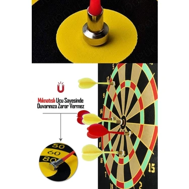 LRS Store Mıknatıslı Dart Yüksek Kalite Manyetik Dart Seti