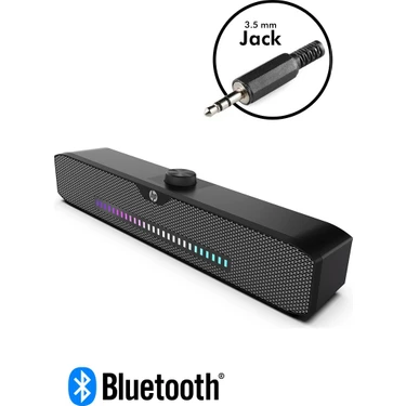 HP DHS-4200S Bluetooth + 3.5 mm Jack Multimedia Rgb Ledli Soundbar Hoparlör