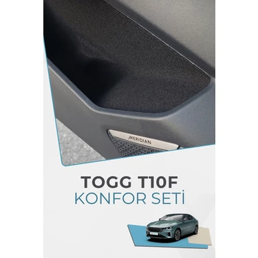 Graficar Togg T10F Sedan Konfor Seti - Araç Içi Eşya Ceplerine Özel Kumaş