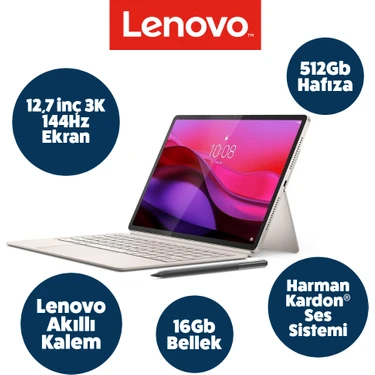 Lenovo Yoga Tab Plus 3.3ghz Işlemci 16GB Bellek 512GB Depolama 12.7inch' 3k 144Hz Ekran- Premium
