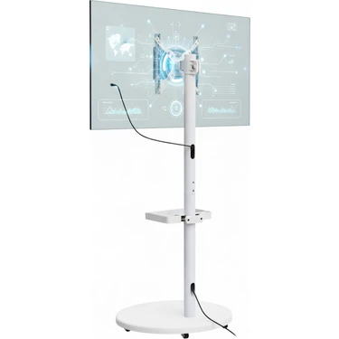 Npo STD3822TWE 17"- 43" Vesa Tekerlekli Dikey/yatay Dönebilen Mobil Monitör/tv