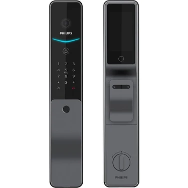 Philips Akıllı Kilit DDL720-MVP-17HWSE, Avuç İçi Damar Tanıma Teknolojisi, Merkezi Kilit ile