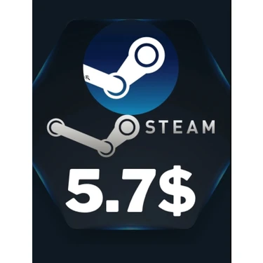 Steam 5.70 Dolar Cüzdan