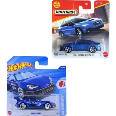 2 Araç Set - Hot Wheels Subaru Brz & Matchbox 2024 Subaru Fiyatı
