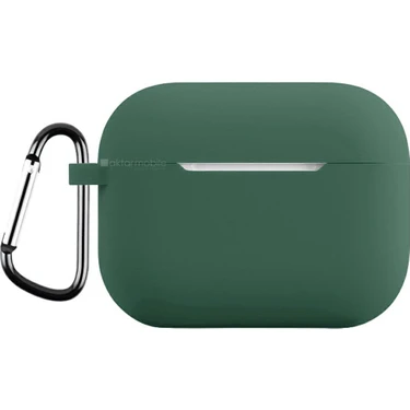AktarMobile Airpods Pro 3. Nesil Uyumlu Kılıf Hoparlör ve Mikrofon Delikli Silikon Kapak Soft