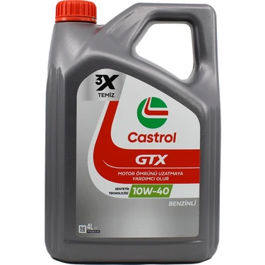 Castrol GTX Ultraclean 10W-40 A3/B4 4 Litre Motor Yağı (Üretim Yılı: