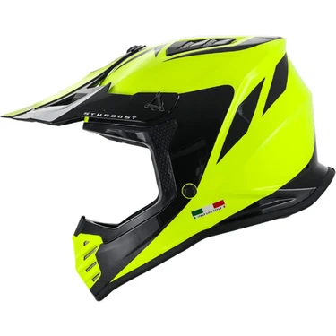 Sway - FS-618 Stardust Cross Kask - Parlak Sarı Siyah - Fiyatı