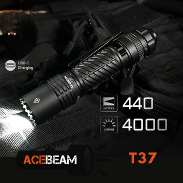 Acebeam T37 Taktik ve Outdoor El Feneri: 4000 Lümen Fiyatı