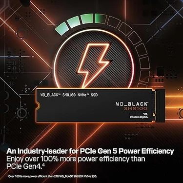 SN8100 2 Tb Pcıe 5.0x4 Nvme M.2 Ssd, 14.900 Mb/s / 14.000 Fiyatı