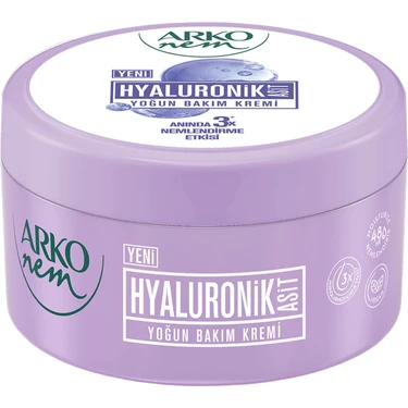 Arko Nem Hyaluronik Asit Yoğun Bakım Kremi 250
