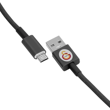 Gs Store Galatasaray Micro USB Şarj Kablosu 1m
