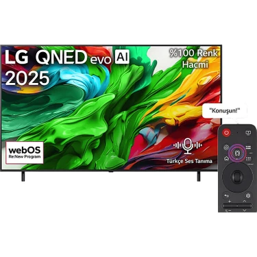 LG 100QNED86A 100'' 254 Ekran Uydu Alıcılı 4K Ultra HD Smart webOS QNED Evo MiniLED
