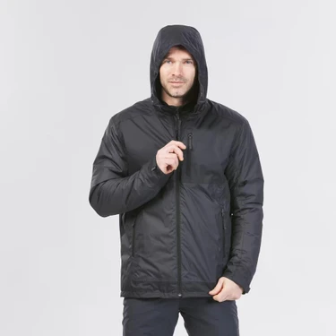 Decathlon Quechua Erkek Outdoor Su Geçirmez Kar Montu - Siyah - Sh100 Warm