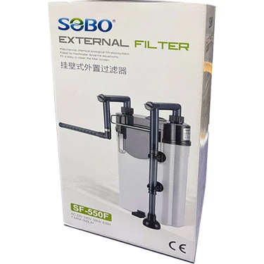 Sobo Askı Dış Filtre SF-550F 500 Lt/saat Debi 7W Enerji Verimli
