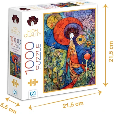 Ca Games Pelerinli Kadın - 1000 Parçalı Puzzle - 48 x 68 Fiyatı