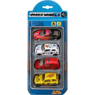 Aksiyon Global PT-2050 - Maxx Wheels 4lu Arac Setı 