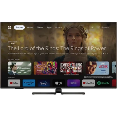 Grundig  55GQ950A 55'' 139 Ekran Uydu Alıcılı 4K Ultra HD Google Smart QLED
