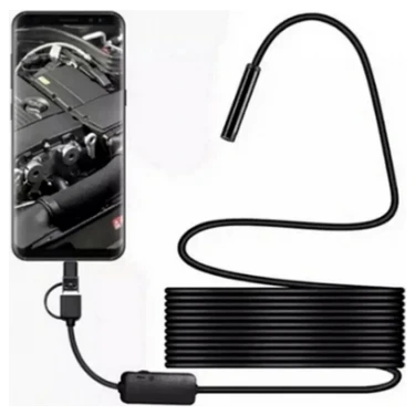 Selfbuysell Endoskop Yılan Video Kamera Led’li 10 Metre 7 mm Sert
