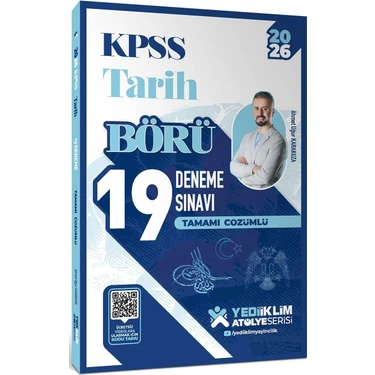 Yediiklim Yayınları Yediiklim 2026 KPSS Tarih Börü 19 Deneme Çözümlü Atölye Serisi