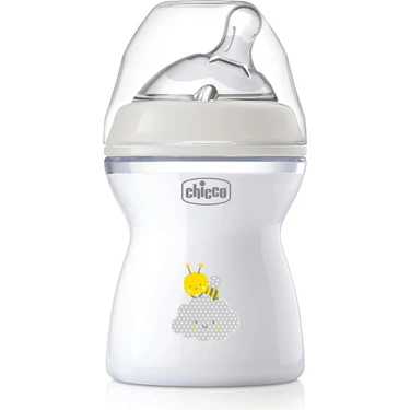 Chicco Natural Feeling Desenli Biberon 250 ml Plastik Malzeme ile Kolik Engelleyici
