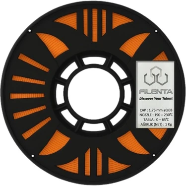 Filenta Turuncu PLA Premium Filament 1.75MM 1