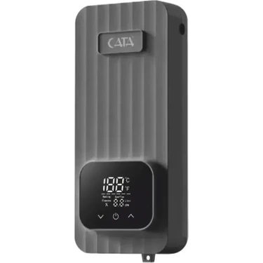 Cata 5500W Akıllı Dijital Şofben CT-6010 Antrasit Renk ve 2 lt/dk Su Isıtma