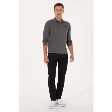 U.s. Polo Assn. Erkek Siyah Pantolon (Kanvas-Chino)