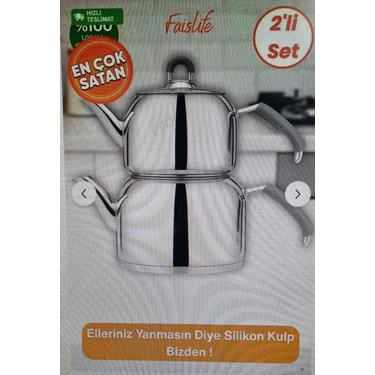Haktan Universal Metal Çaydanlık Sapı Silikonu 2’li – Isıya Dayanıklı ve Tüm Modellerle Uyumlu –