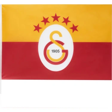 GS Store Galatasaray 5 Yıldızlı Klasik Elde Sallama  Bayrak 150*200cm