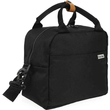 Brandbaby Anne Bebek Bakım Çantası Su Geçirmez Siyah Polyester 24 cm Ayarlanabilir
