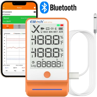 Elitech Gsp-6 Pro Akıllı Sıcaklık ve Nem