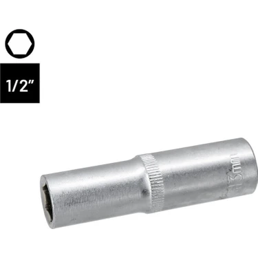 Titi 6454 Altı Köşe 1/2" Uzun Derin Lokma Anahtar 13