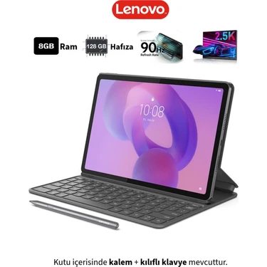 Lenovo 2.5k 2560 x 1600 Piksel IPS Ekran 8gb Ram 128GB Hafıza Tablet+Kalem+Klavyeli