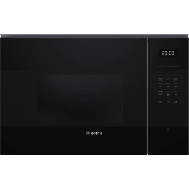Bosch BEL554MB2 Serie 6 IZGARA Fonksiyonlu Siyah Ankastre Mikrodalga