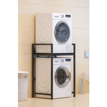 Çamaşır Makinası ve Kurutma Makinası Rafı Çamaşır Makinası Üstü Banyo Düzenleyici