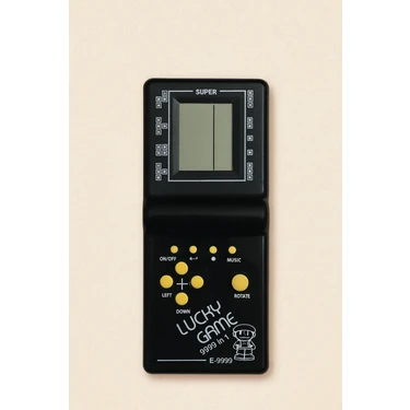 Lucky Game Siyah Retro Elektronik Oyun – Mini Ateri – 9999