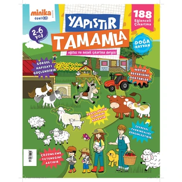 Turkuvaz Dergi Yapıştır Tamamla 10 2025 Yılı Yayınlı Eğitici Çıkarma