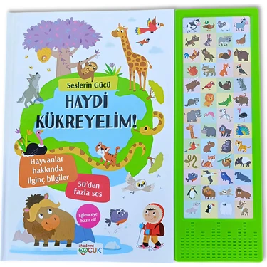 Akademi Çocuk Seslerin Gücü: Haydi Kükreyelim! - Hayvanlar Hakkında İlginç Bilgiler (Dev Boyut
